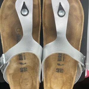 Birkenstock Gizah Women's Silver Sandals